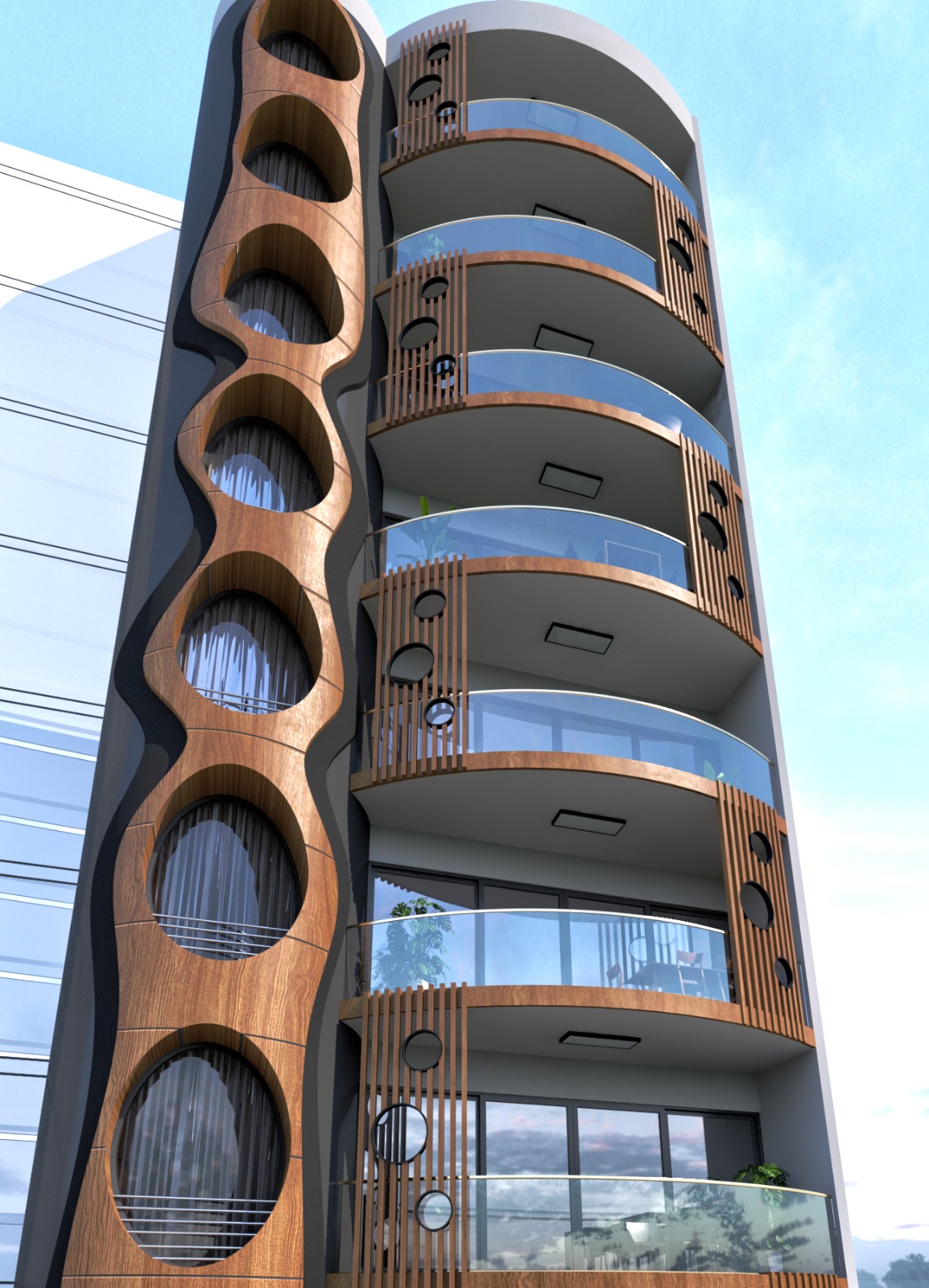 La Signare building - Architectural firm, Malick Mbow - Archi Concept International - Dakar, Senegal