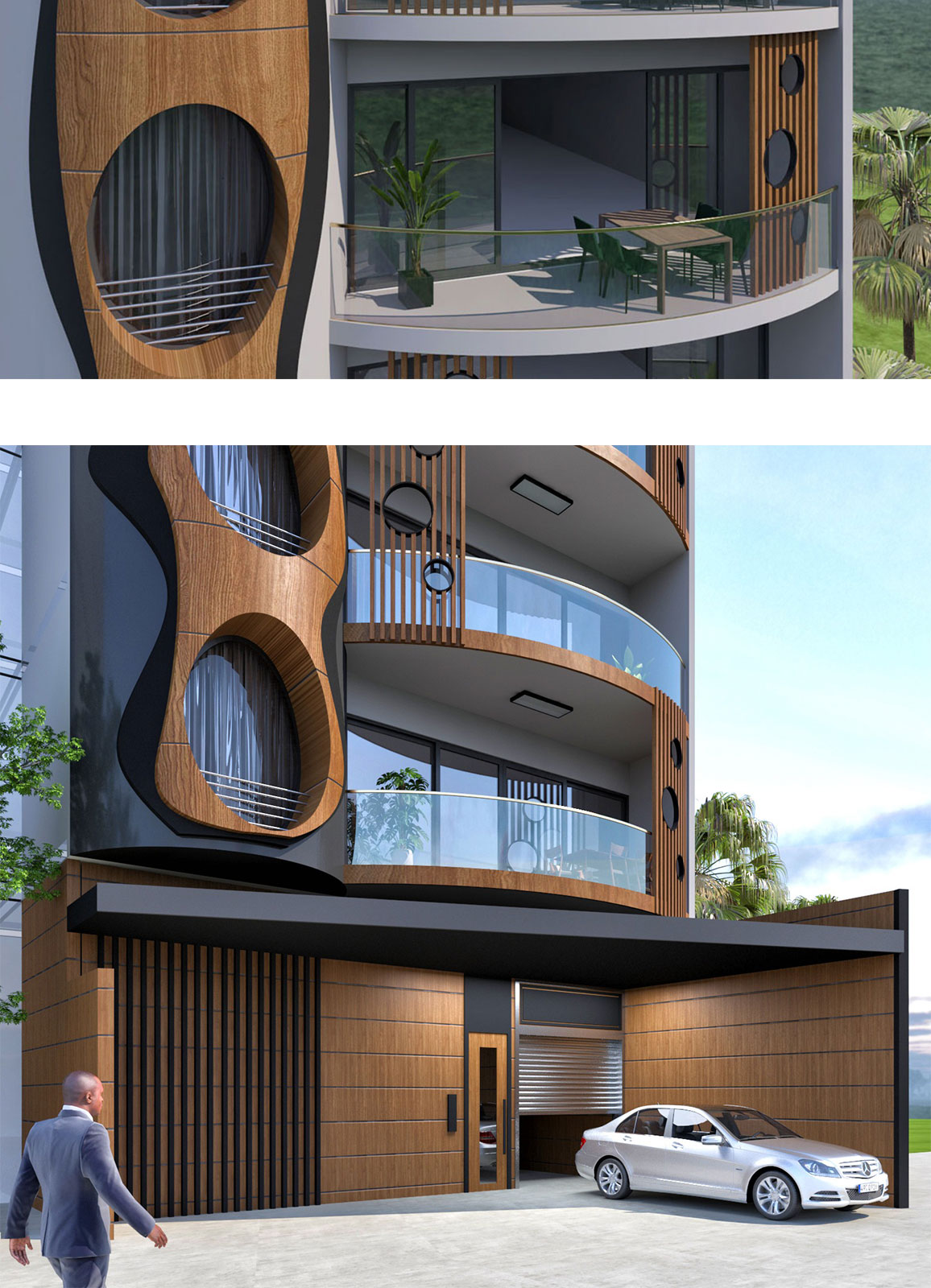 La Signare building - Architectural firm, Malick Mbow - Archi Concept International - Dakar, Senegal